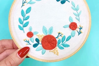 Virtual Workshop: Floral Embroidery