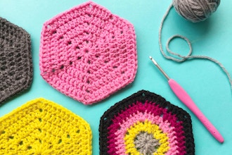 Virtual Workshop: Crochet Hexagon Motifs