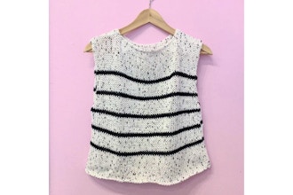 Knit a Striped Summer Top