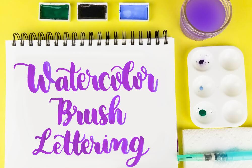 Watercolor Brush Lettering