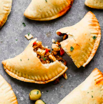 Argentinian: Beef Empanadas, Steak with Chimichurri, Ensalad Rusa, Alfajores