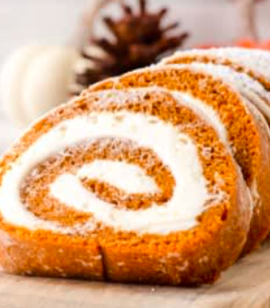 Cake Making: Pumpkin Roll Cake with Ginger Cream Filling