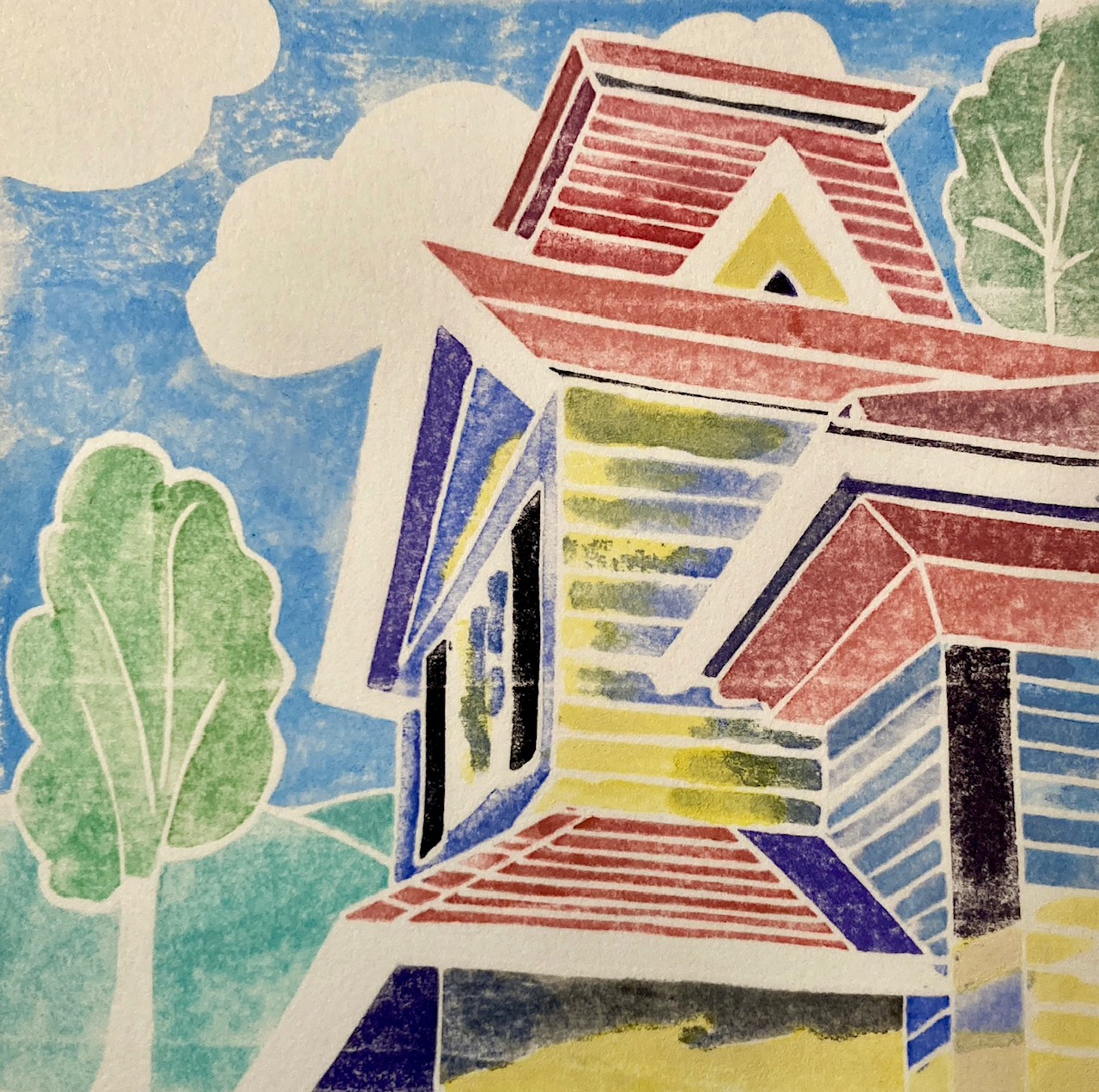 White Line Woodcut Workshop