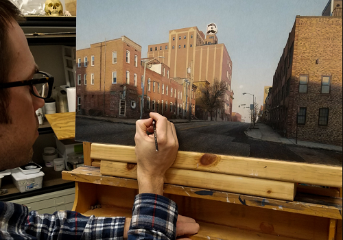Landscape/Cityscape Painting in Water Media