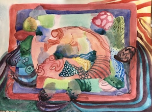 Watercolor for adults, all levels, Wednesdays, 7-9 pm