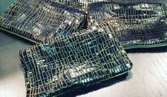 Williamsburg Adult Classes! - Leather Zipper Clutch Workshop