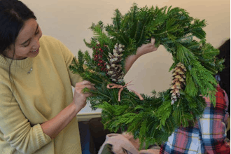 Evening Cocktail & Craft: Holiday Wreaths