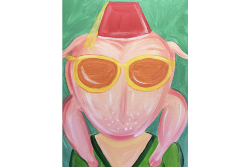 Virtual Paint at Home "Friendsgiving" (Ages 7+) Painting Classes