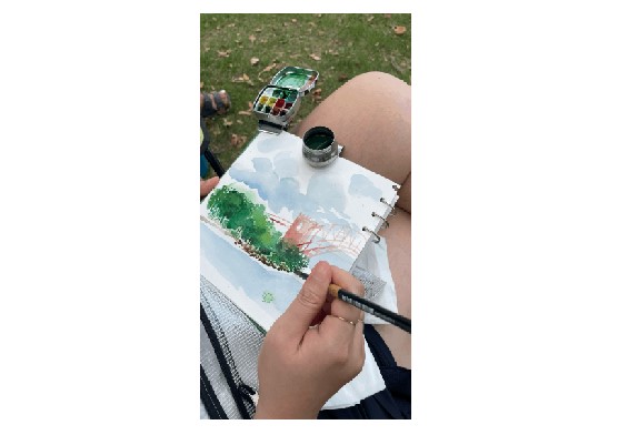 Plein Air Watercolor Painting