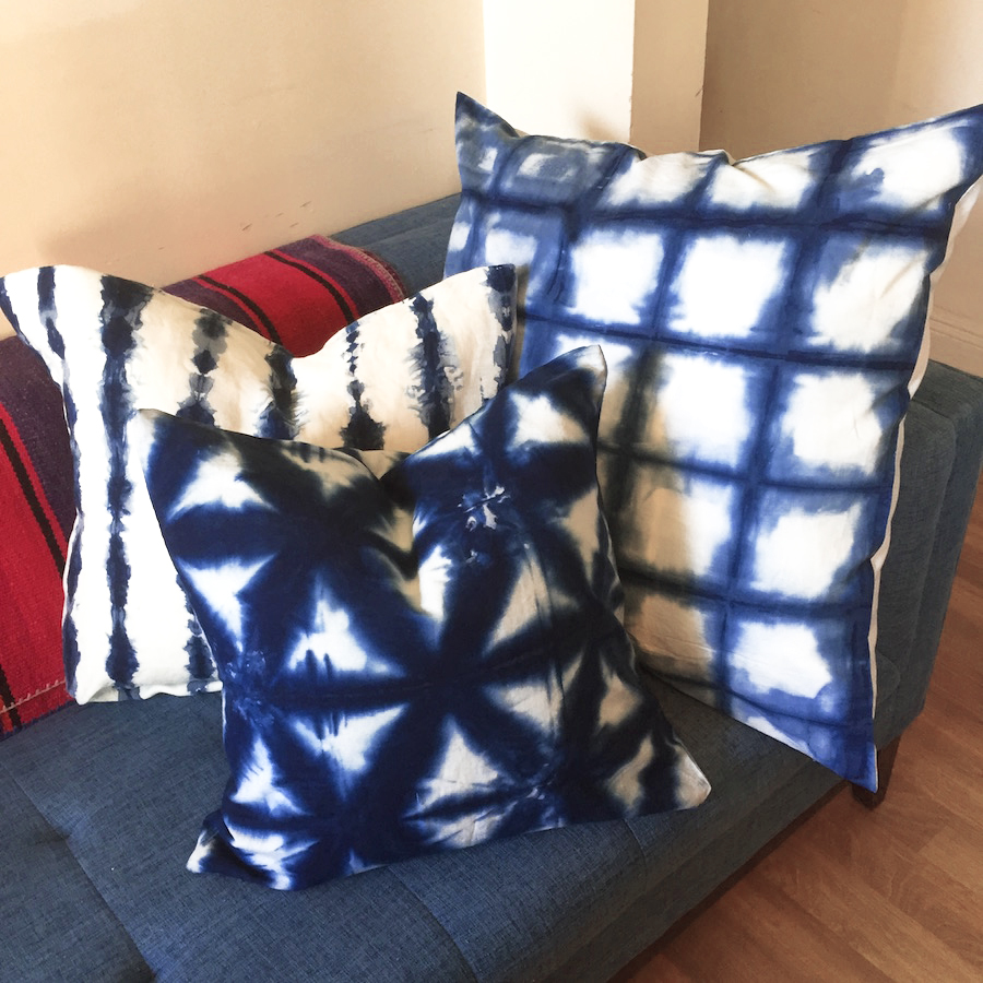 Shibori Indigo Tie Dye for Beginners