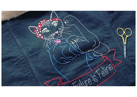 T-Shirt and Denim Embroidery Live Online