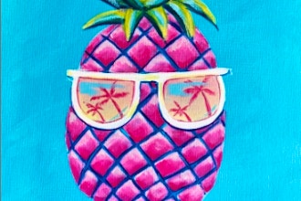 All Ages: Paint Nite: Pink Pineapple