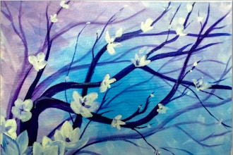 Paint Nite: Cool Blossoms