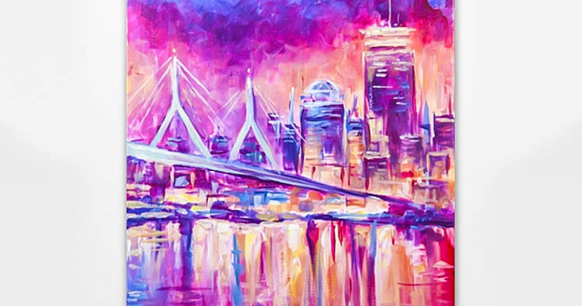 Paint Nite Colorful Boston Painting Classes Boston