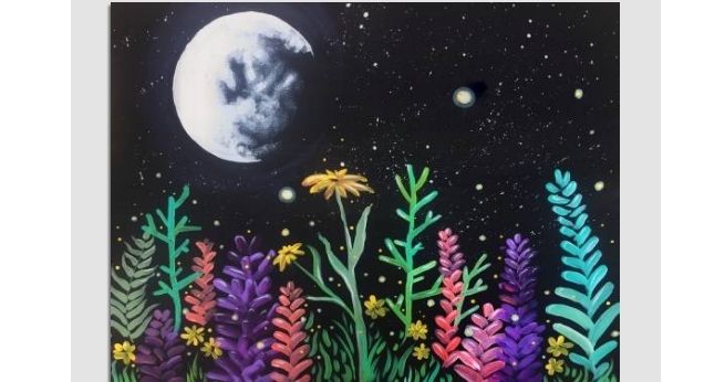 Paint Nite: Midnight Garden Glow