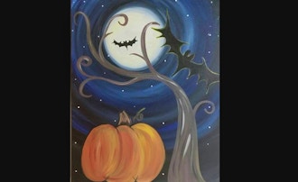 August Canvas Paint Night Class: Fall Pumpkin – Froglevel Studios
