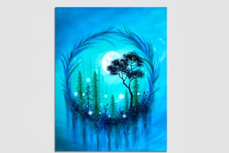 Paint Nite: Forest Wreath