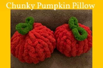 Virtual Event: Chunky Pumpkin Pillow