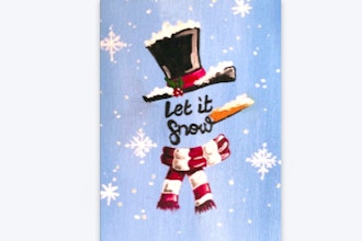 Paint Nite: Let it Snow Snowman (Ages 6+)