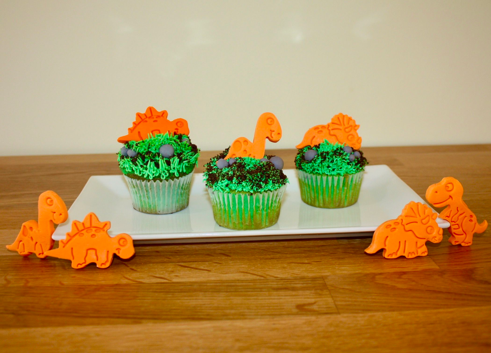 Dinosaur Day: Dinosaur Cupcakes (Ages 2-8 with Caregiver)