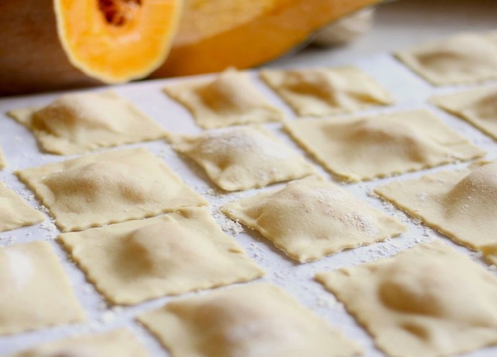 Handmade Pumpkin Ravioli (BYOB)