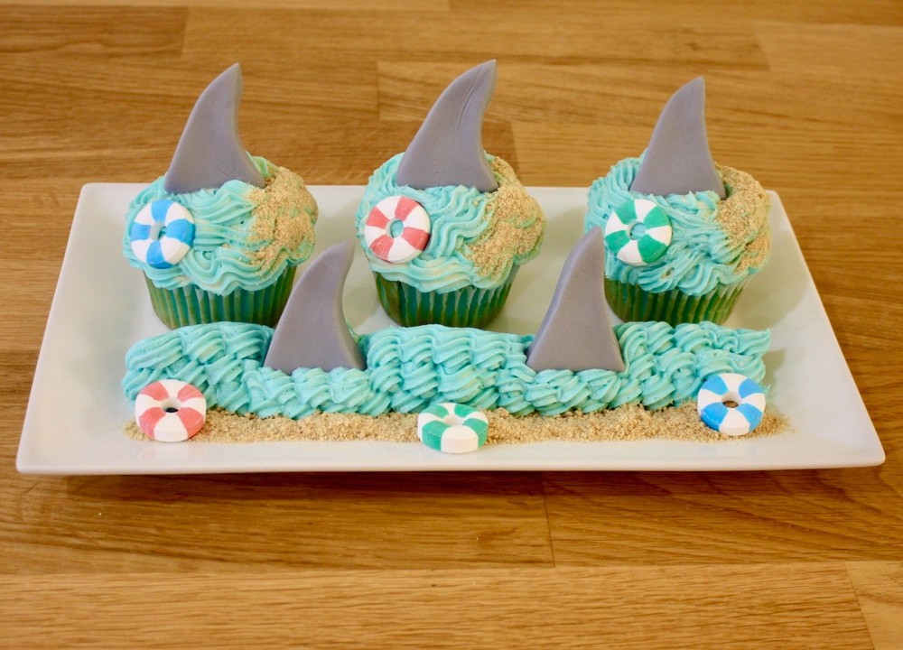 Shark Week: Shark Cupcakes (Ages 2-8 with Caregiver)