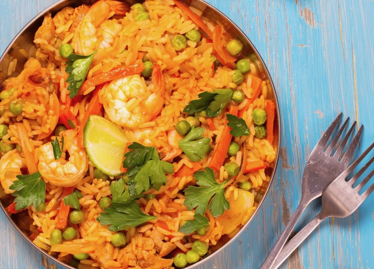 Spanish Paella for 2 Guests (BYOB)