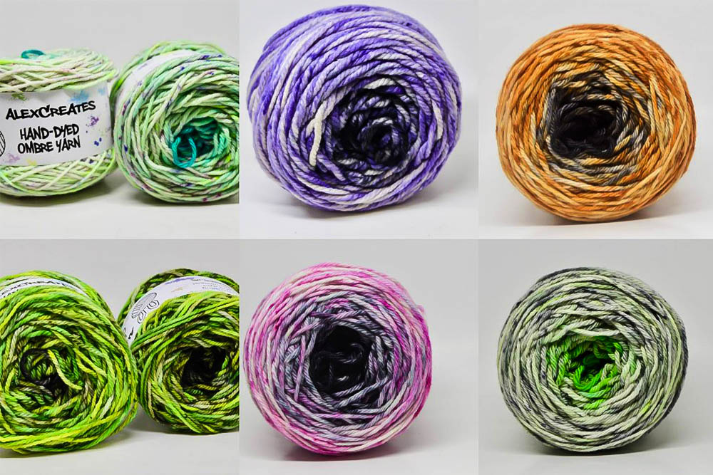 Custom Ombre Cake Dyeing