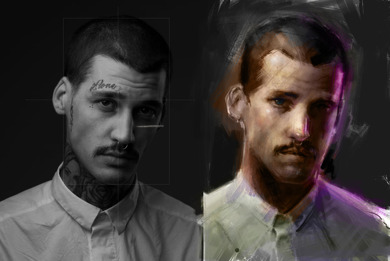 Digital Portrait (Grades 10-12 & up)