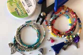 Beaded Wrap Charm Bracelets Bracelet Making Cles New York Beaded Wrap Charm Bracelets