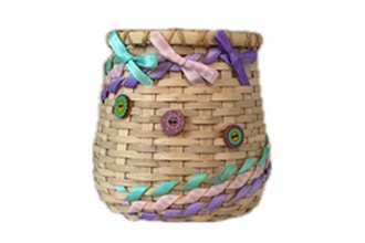 Bows and Buttons Basket