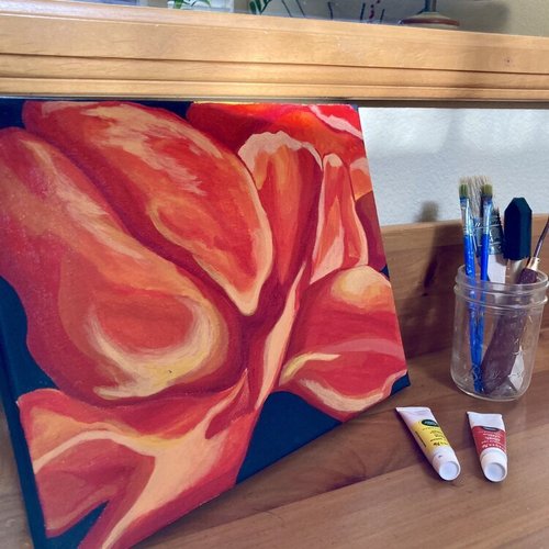 Paint Like Georgia O'Keeffe
