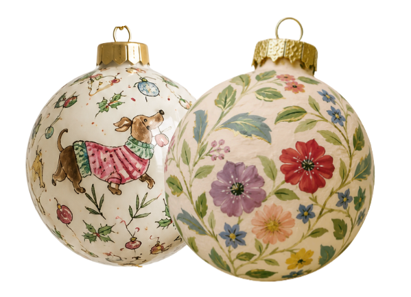 Dupont Medium & Techniques | Painted Ornaments