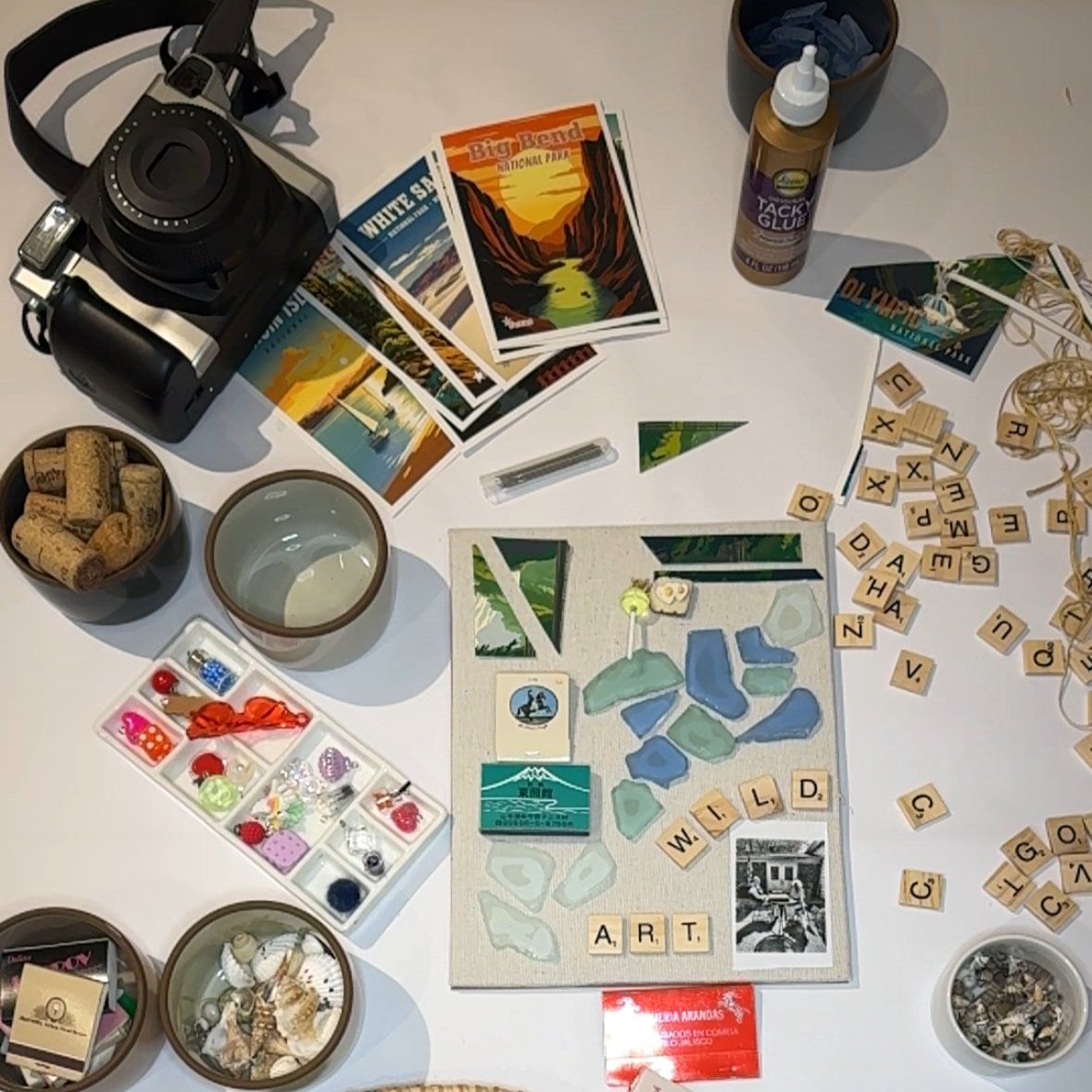 East Village Wellness Session | Making a Memory Shadowbox