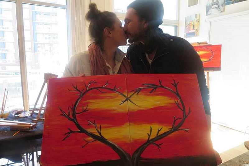 Couples Virtual Date Night - Painting Classes Chicago ...