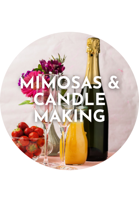Valentine Candle-Making Workshop with Mimosa Bar