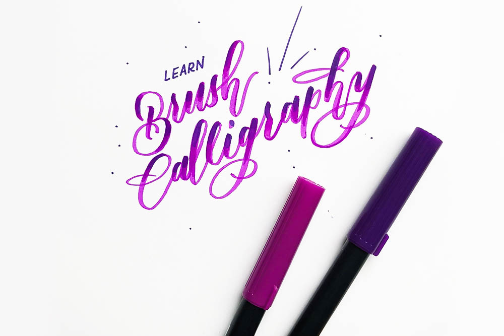 Brush Calligraphy [Class in Los Angeles] Threeologie CourseHorse