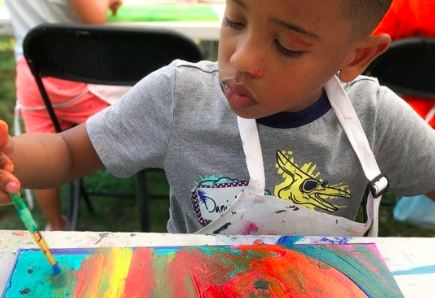 Color Burst! Painting with Energy and Expression