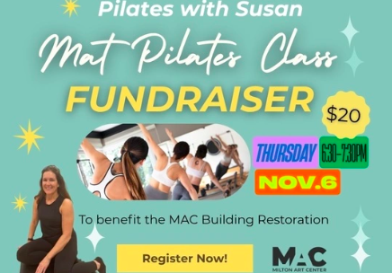 Mat Pilates Class, Pilates with Susan, fundraiser!