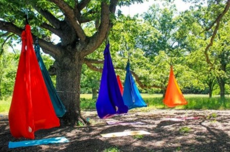 Aerial Tree Yoga
