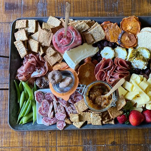 Charcuterie Boards, Canapés, and Cocktails