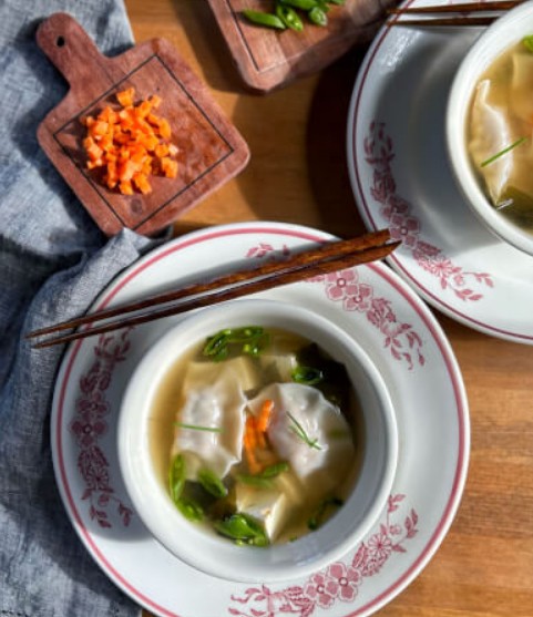At Home Dumpling and Fortune Cookie Making