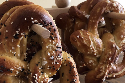 Pretzels and Dip Making