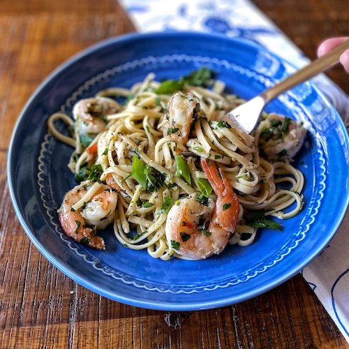 Shrimp Scampi from Scratch