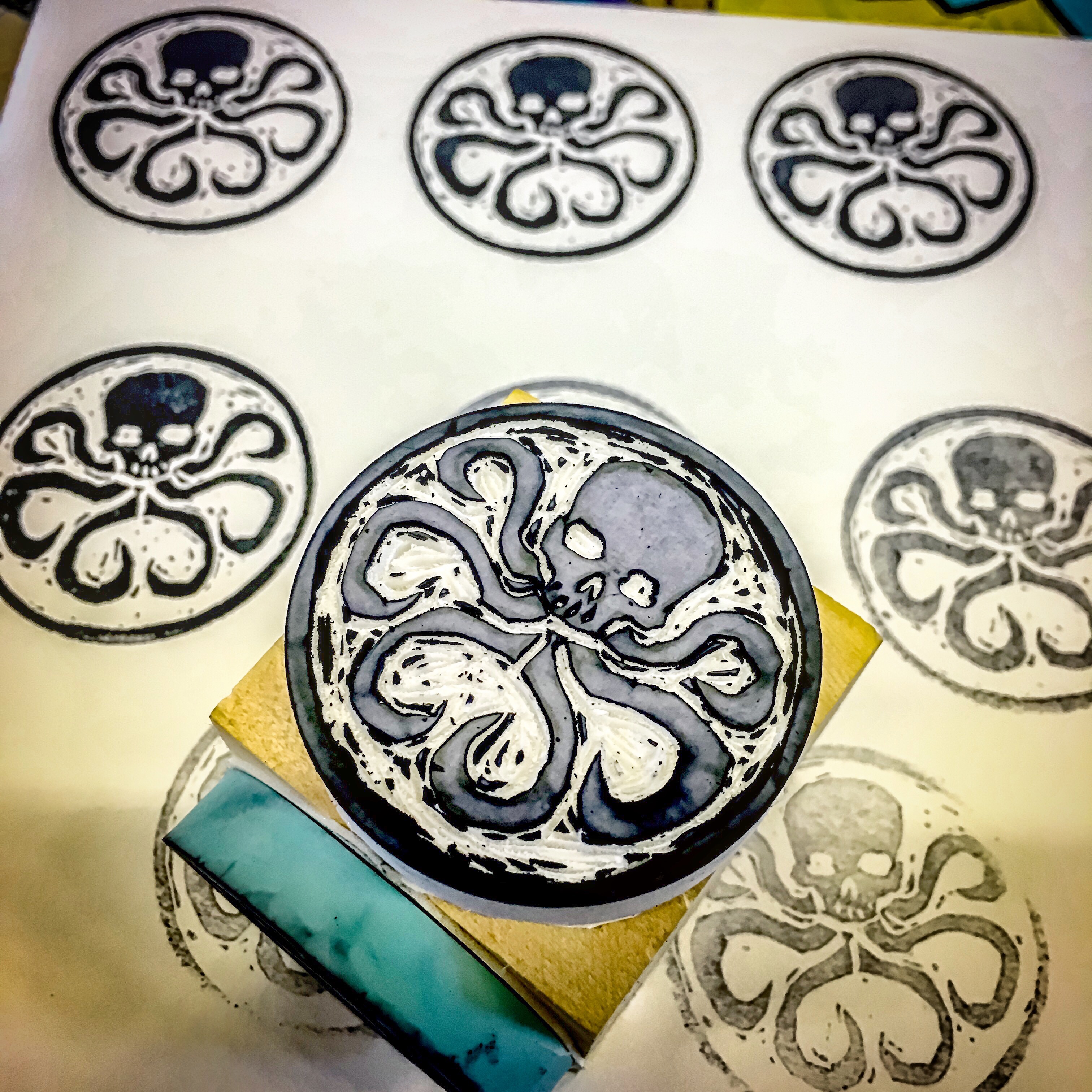 Custom Block/Stamp Printmaking Class