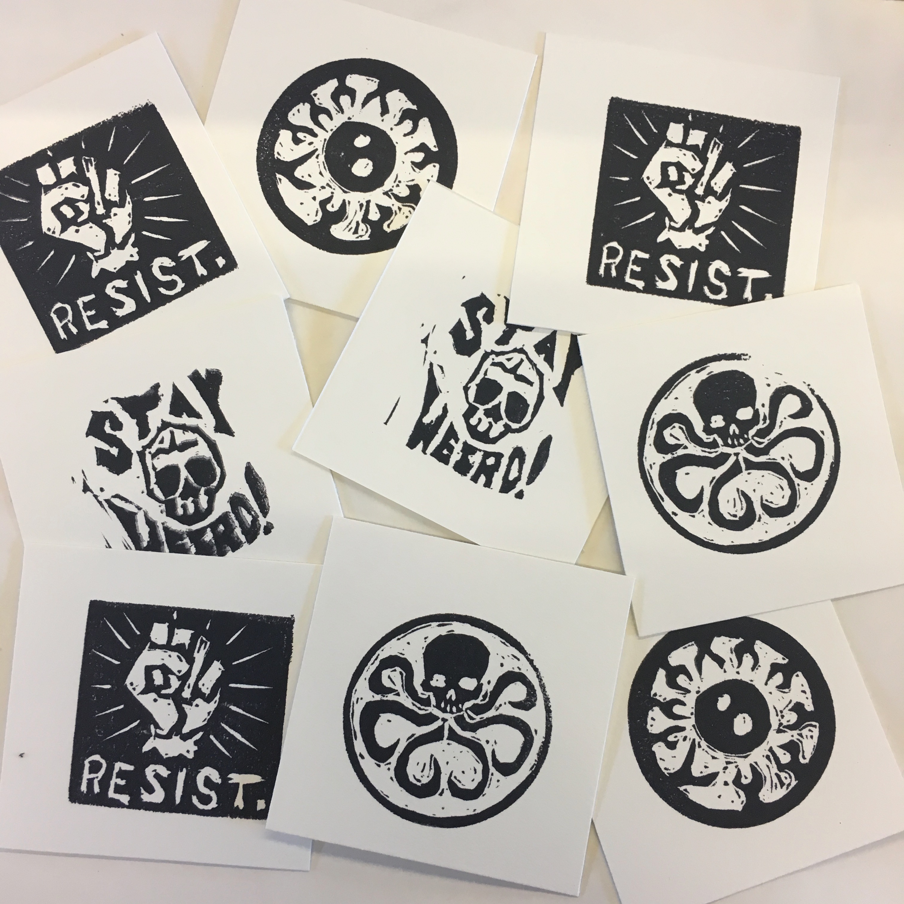 Custom Block/Stamp Printmaking Class