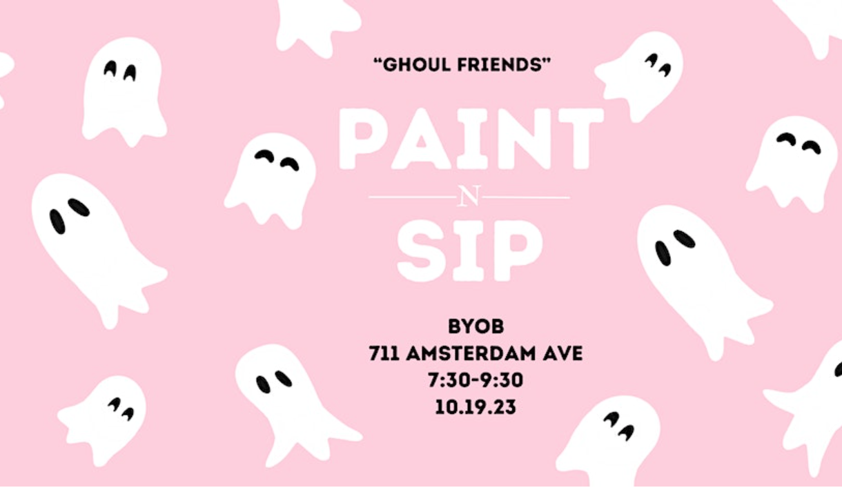 BYOB Cute Ghost Paint N Sip