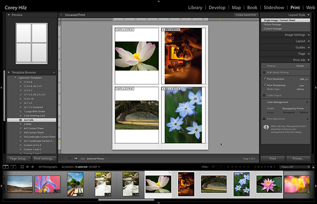 Digital Printing with Lightroom Classic