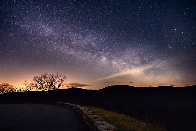 Sunset and Milky Way Stargazing in the Shenandoah