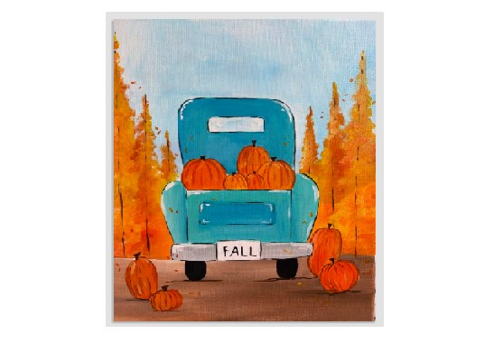 Fall Truck Paint and Sip